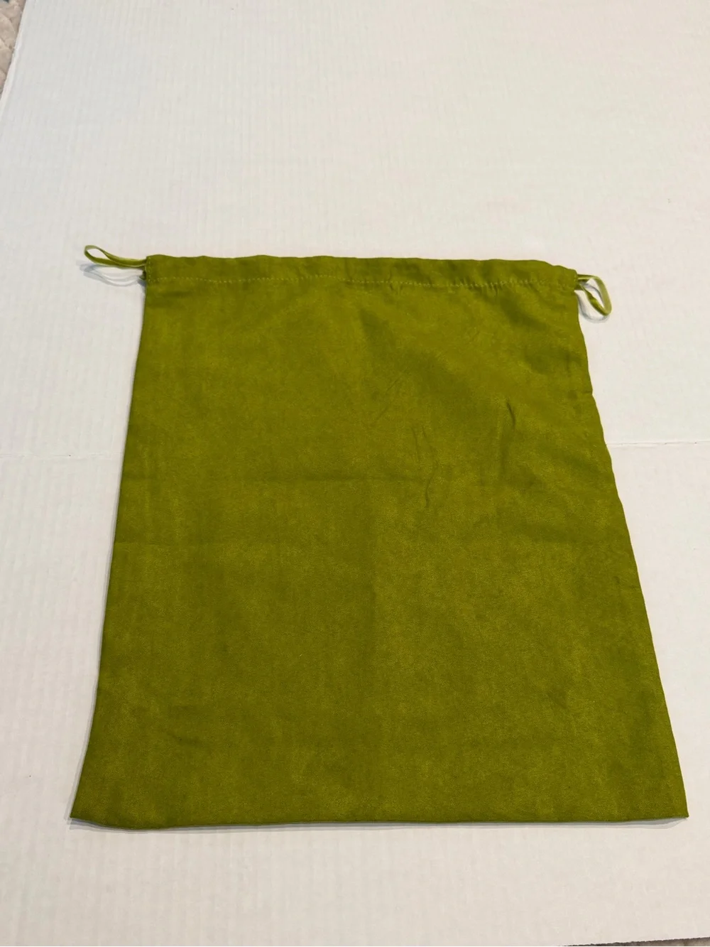 Tory Burch Olive Green Drawstring Dust Bag 12x15 Shoes/Purse